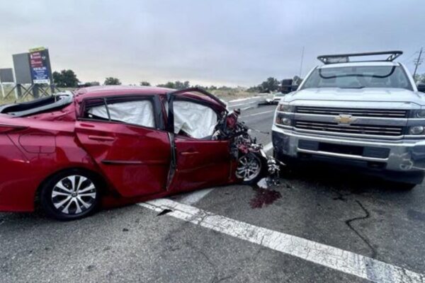 3-vehicle crash closes road in South Sacramento, One in critical condition
