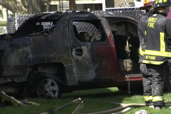 Car slammed into apartment in Garden City, caused Fire and Mass Evacuation Driver critical