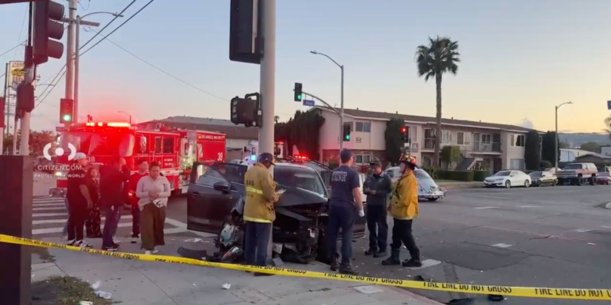 Child reportedly among Victims in Serious Los Angeles Harbor area Crash; Rushed to Hospital