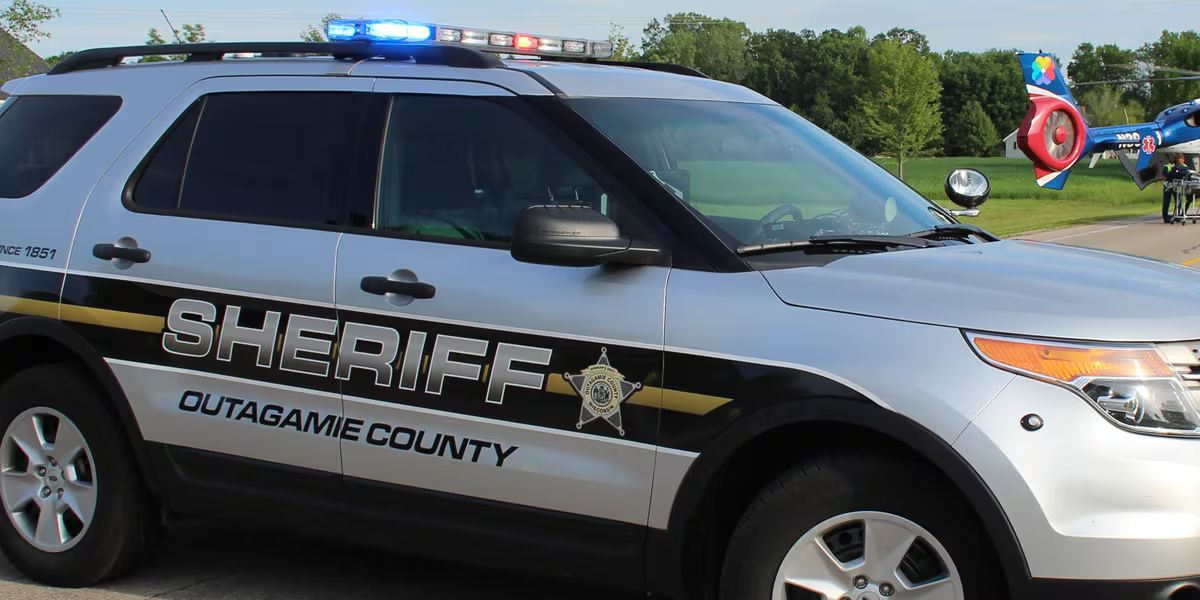 Pickup truck hit after car allegedly runs stop sign in Outagamie County