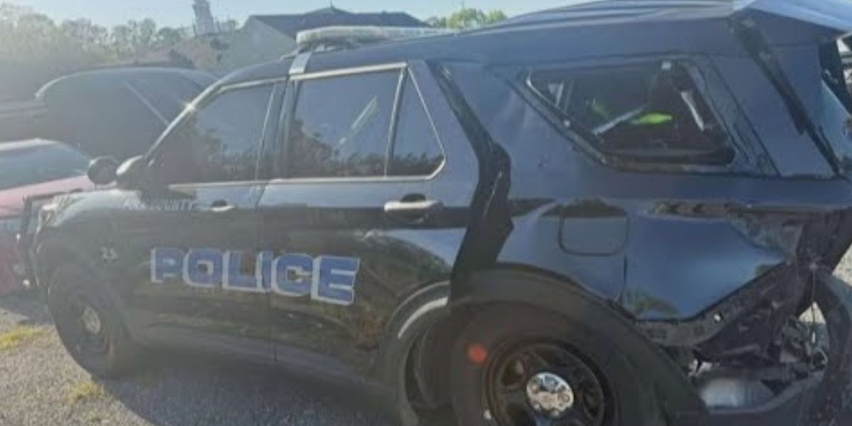 Two Polk county officers seriously injured after Patrol Car hit at 100 MPH during chase