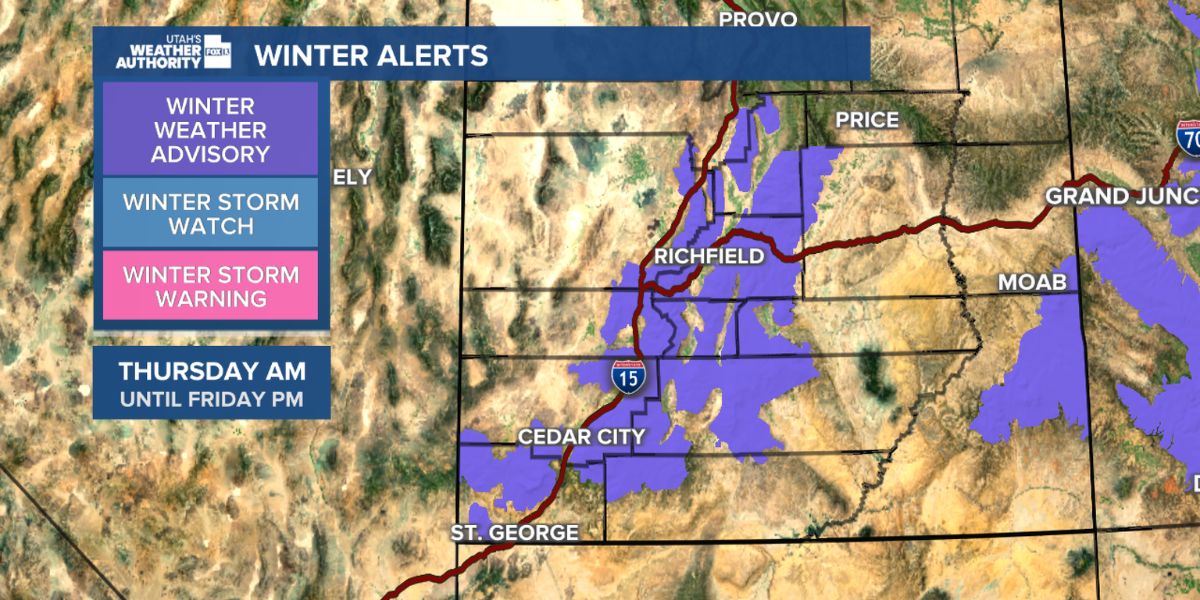 Utah storm brings back winter chill with snow and freezing temperature
