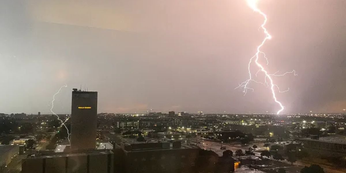 Central Texas Rocked by Intense Thunderstorm, Roads Flooded and Trees Downed