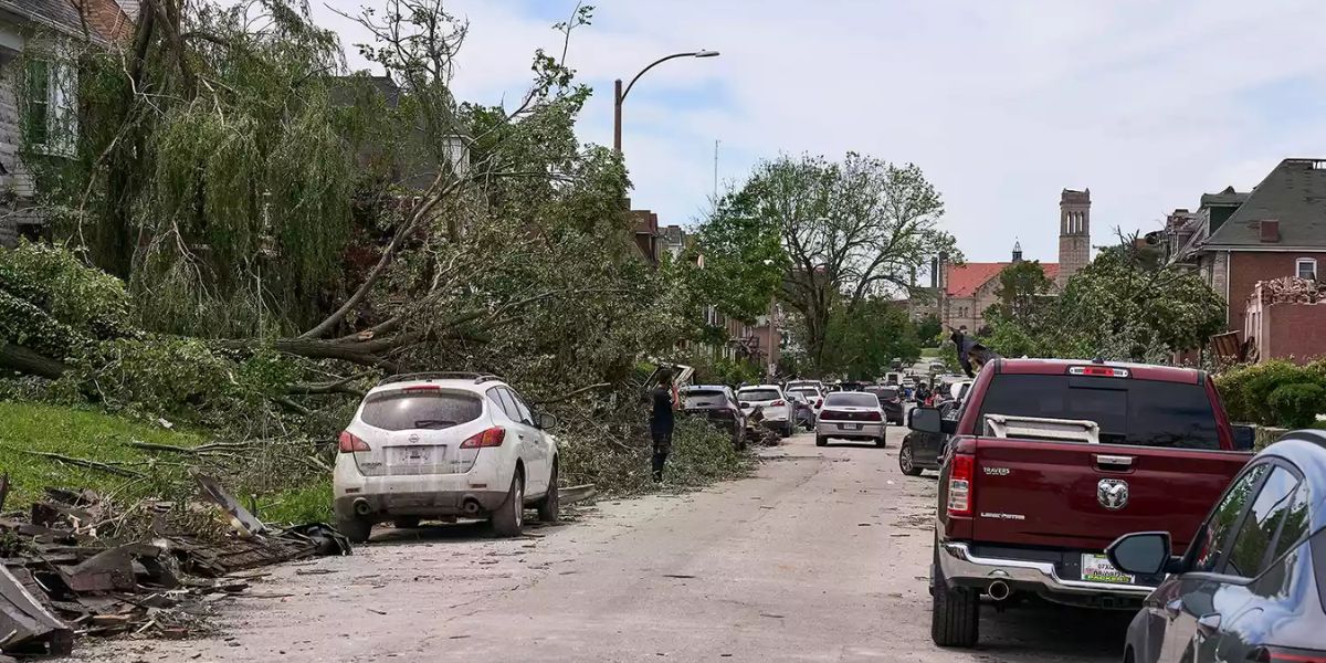 College senior clings to light pole after 152-mph tornado hurls her from vehicle in Mississippi
