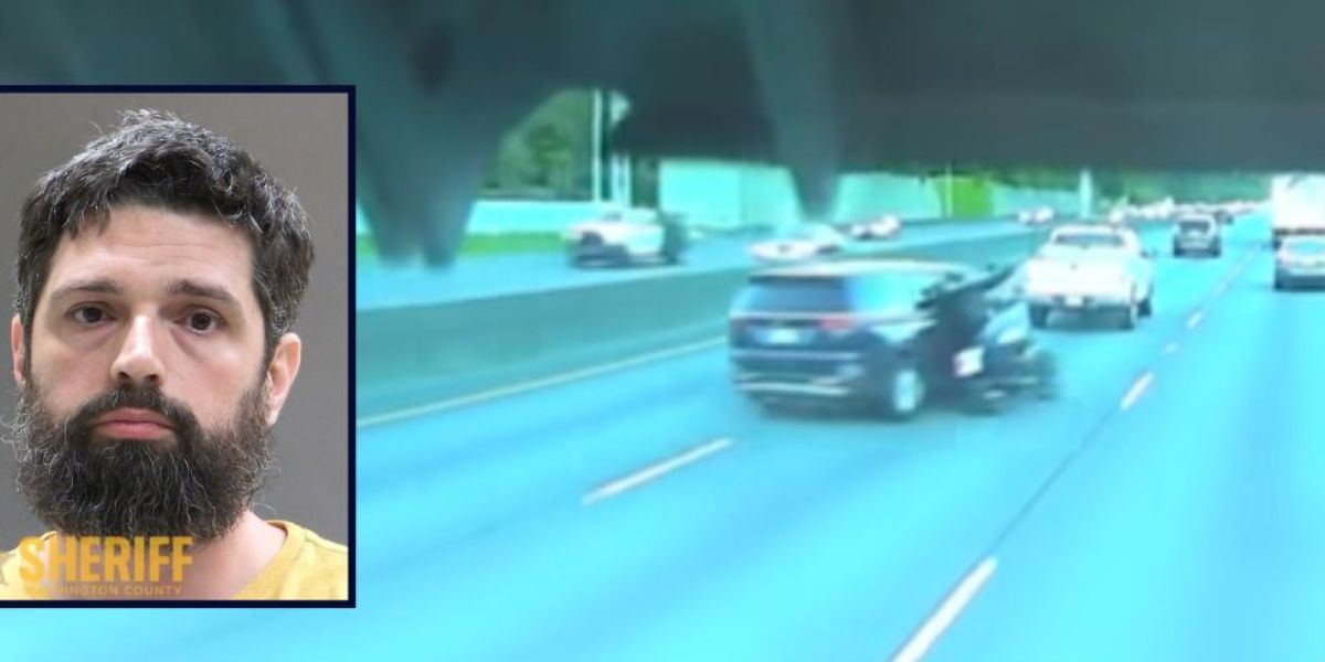Driver charged after road rage crash sends biker sliding across US 26 in Beaverton