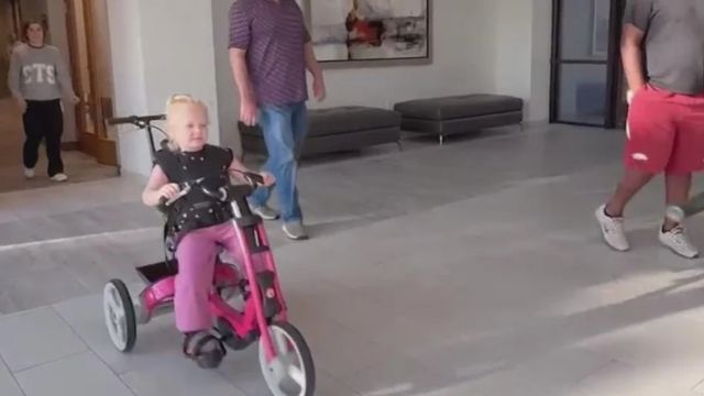 North Texas Kids with Disabilities Ride Bikes for the First Time Thanks to Special Gift