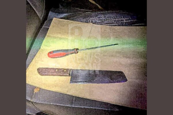 Las Vegas woman jumps from moving car to escape man wielding meat cleaver Las Vegas woman jumps from moving car to escape man wielding meat cleaver