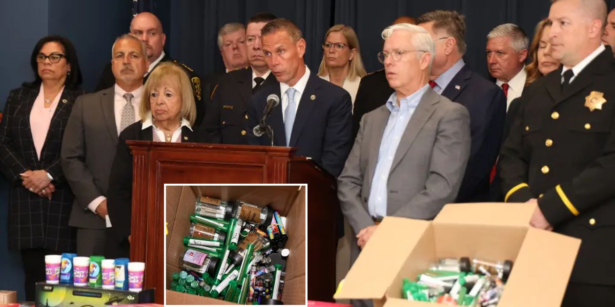 Long Island Police Raid 26 Illegal Cannabis Shops in One Week, 15K Products Seized