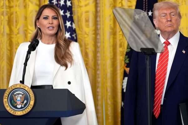 Melania Trump Welcomes Military Mothers to the White House in Mother’s Day Tribute