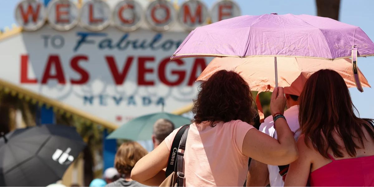 Millions Feel the Heat as Las Vegas Leads Western U.S. Temperature Surge