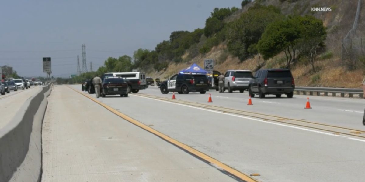 Officer shoots armed woman on freeway, traffic backs up before holiday weekend in Chino Hills