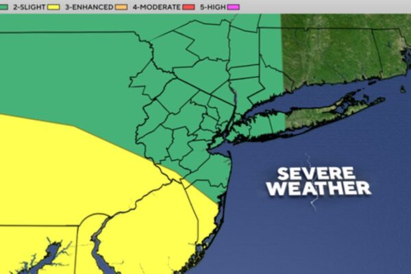 Severe Storms Possible in NYC Area This Weekend See Map of High-Risk Areas