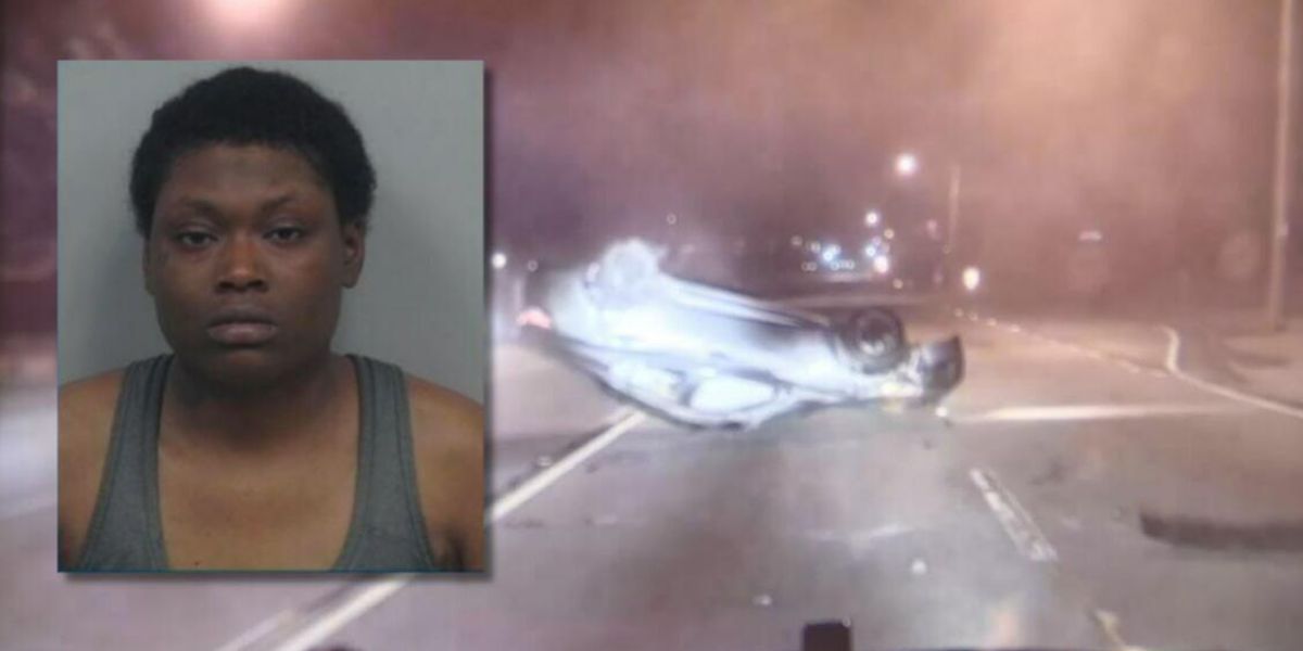 Woman clocked at 90 mph in 35 zone flips car during chase in Snellville
