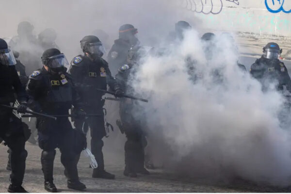 2,000 Protesters Overtake LA Freeway, Ignite Self-Driving Cars in Fiery Clash