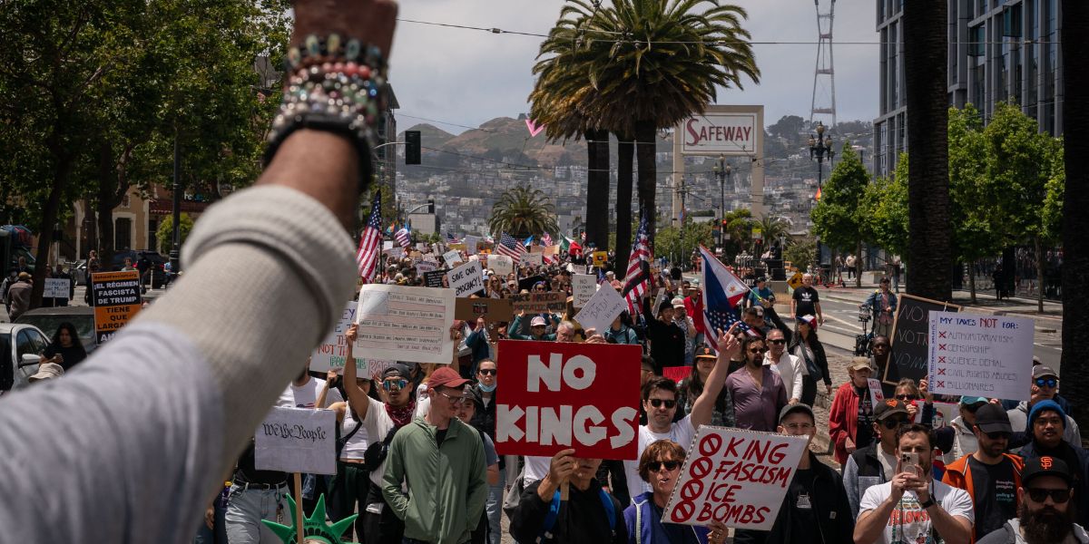 Clashes Lead to 38 Arrests During 'No Kings' Protest in Downtown L.A.