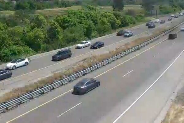 Flipped SUV off highway 101 causes major backup near San Luis Obispo