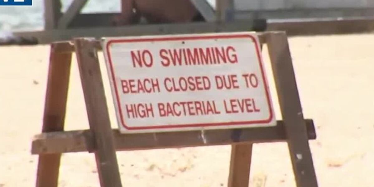 Health Officials Shut Down Several Beaches Over Bacteria Concerns
