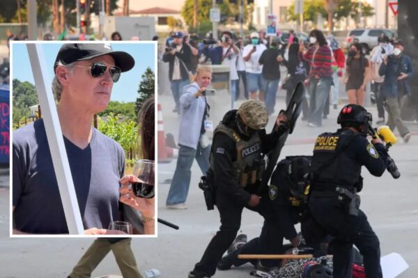 Newsom Sips Wine at Napa Event as Anti-ICE Demonstrations Erupt in LA
