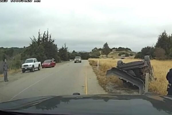 Santa Barbara man on parole crashes after 100 MPH chase in stolen vehicle