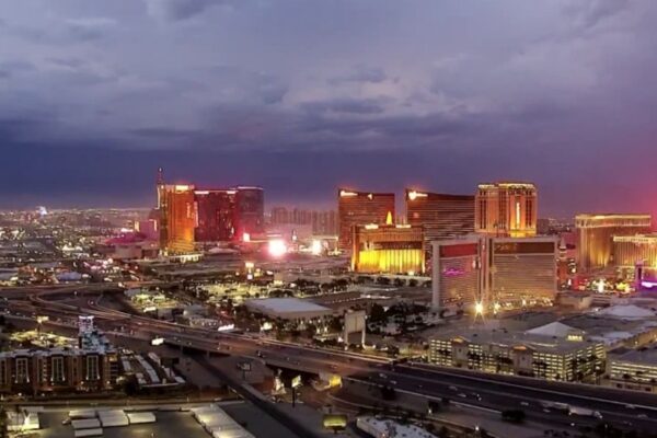 Severe thunderstorm hits northeast Las Vegas with wind, rain, and lightning