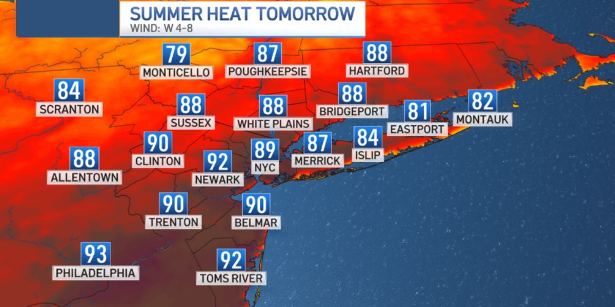 Summer Weather Continues Through Friday Before Rainy Weekend Ahead