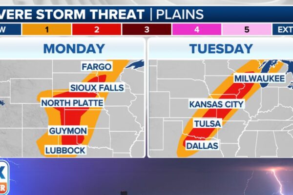 Texas, Southeast, and Mid-Atlantic brace for dangerous storms, flash floods and tornado