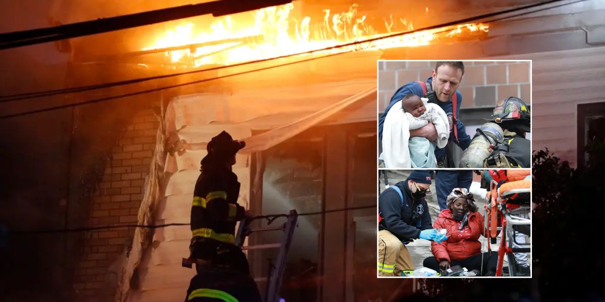 ‘Like a Movie’ Bronx Fire Injures 13 Firefighters, Ravages 3 Homes