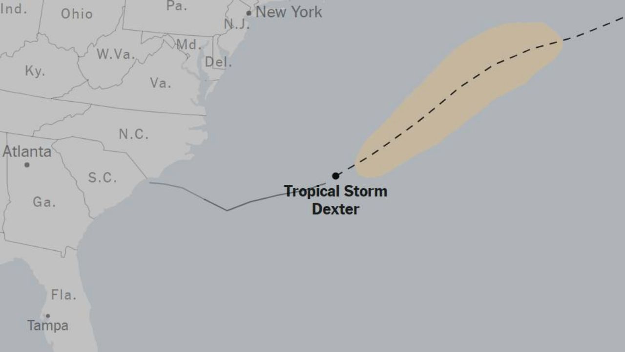 Tropical Storm Dexter Forms in Atlantic but Won’t Threaten U.S. Coast, Forecasters Say